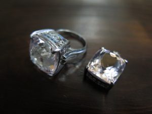 クンツァイト　唐草　リング＆ペンダント