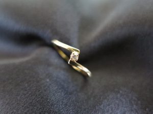 ミキモト　ダイヤモンド　リング　K18