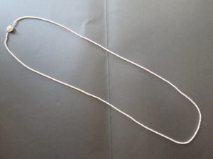 ベビーパール　109cm ロング　一連　ネックレス　中古　昭和　/10295